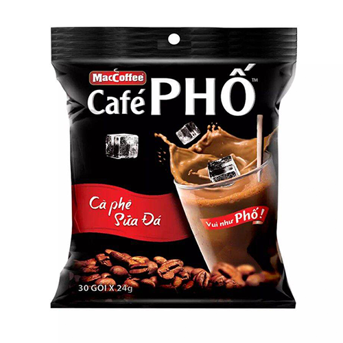 MacCoffee Pho 3in1 Instant Coffee – Bag 30 sachets 24g
